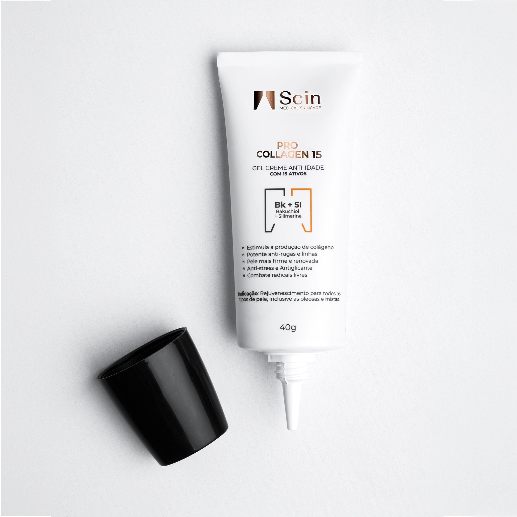 PRO COLLAGEN 15 - GEL CREME ANTI-IDADE COM 15 ATIVOS