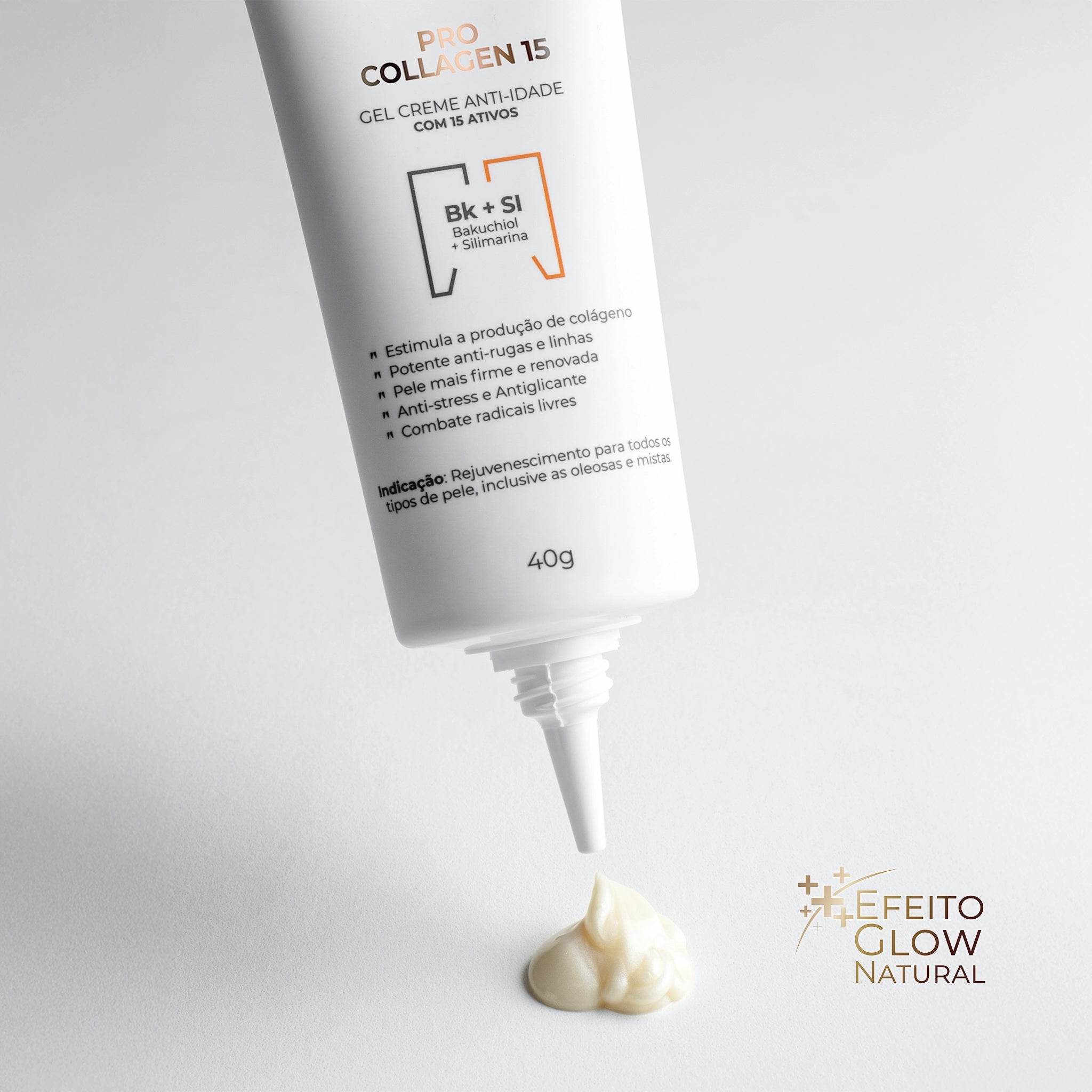 PRO COLLAGEN 15 - GEL CREME ANTI-IDADE COM 15 ATIVOS