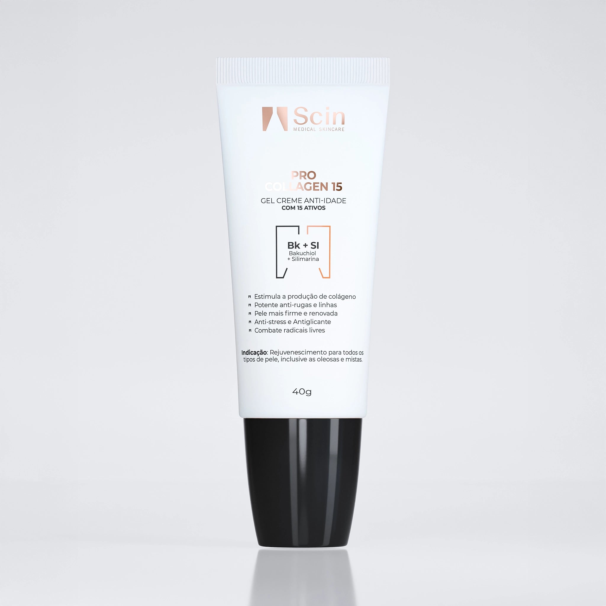 PRO COLLAGEN 15 - GEL CREME ANTI-IDADE COM 15 ATIVOS